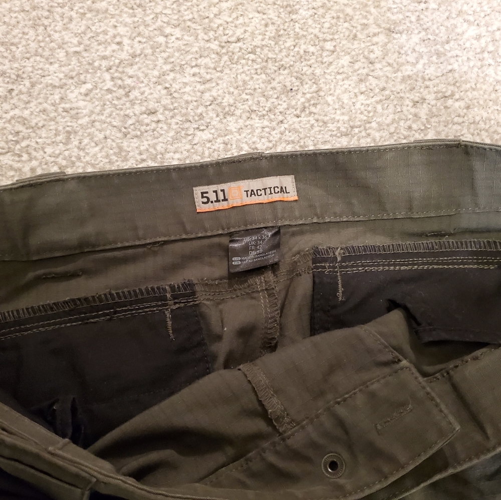 Men's 5.11 green Tactical pants